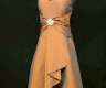 Neckholder Abendkleid Brautkleid Braun...